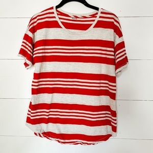 Striped Madewell Short-Sleeved Shirt